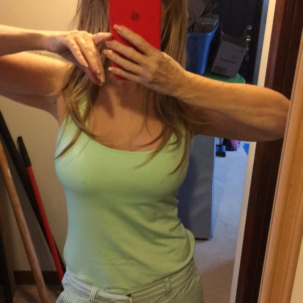 Gorgeous light green bra top- S